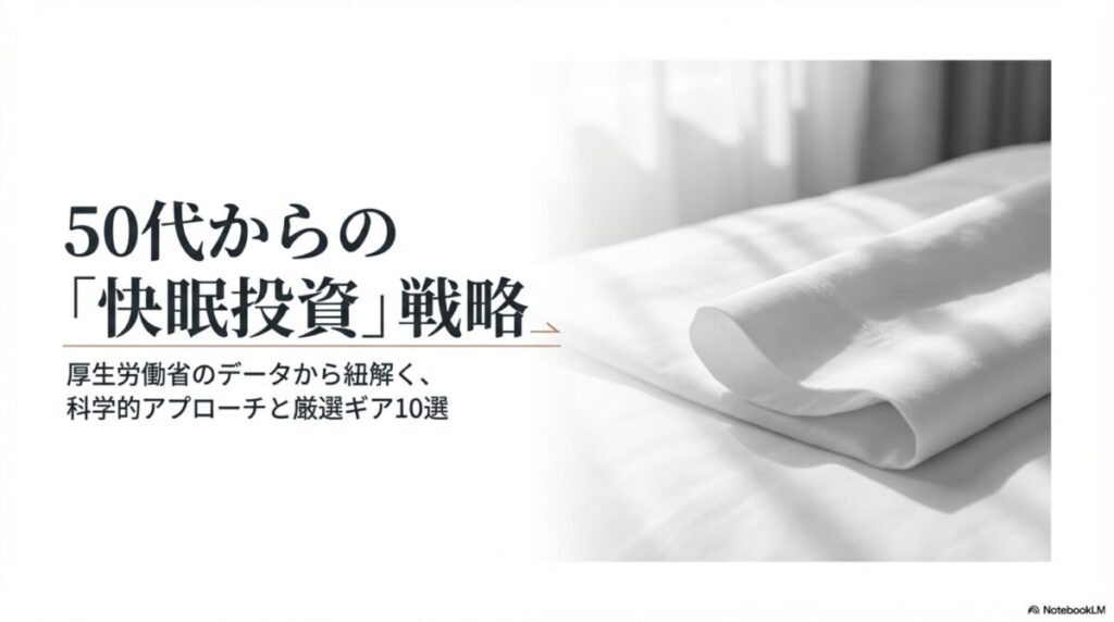【2026最新】睡眠の質を上げるグッズおすすめ10選！厚生労働省のデータから紐解く快眠のコツ-1