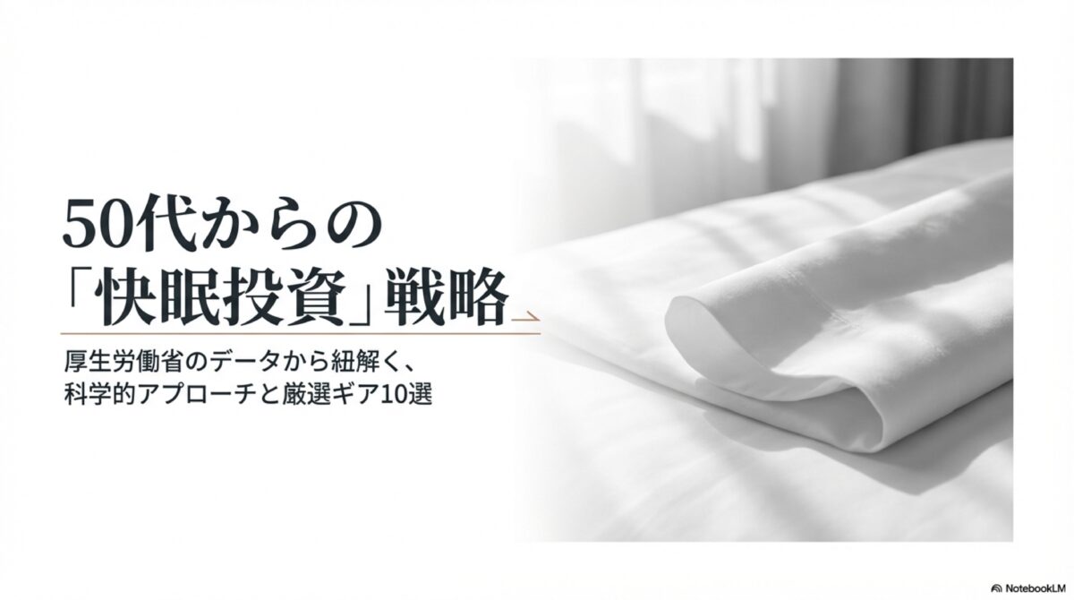 【2026最新】睡眠の質を上げるグッズおすすめ10選！厚生労働省のデータから紐解く快眠のコツ-1
